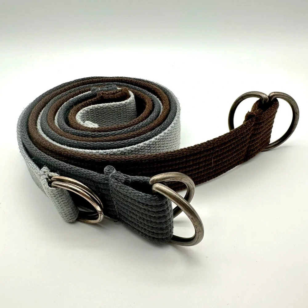 Lot of 3 Belts - approx 32’ long. Gray one in a bit longer than other two.